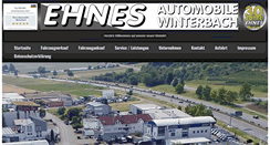 Desktop Screenshot of ehnes-automobile.de